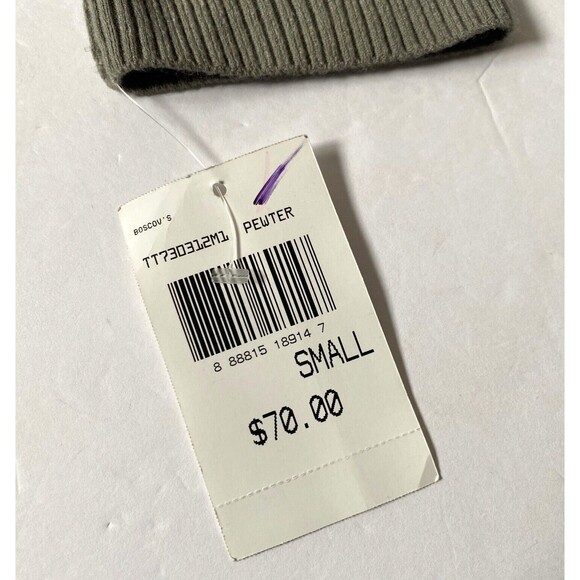 Connected Apparel Sweater Dress Womens Small Pewter Grayish Brown Ombre Cowl NWT - Picture 4 of 10